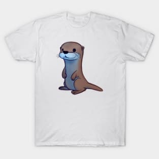 Cute Otter Drawing T-Shirt